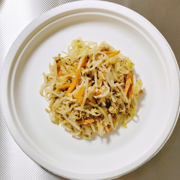 【簡単うまっ!】モヤシと野菜の和風ツナ炒め